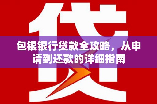 临湘包银银行贷款全攻略，从申请到还款的详细指南