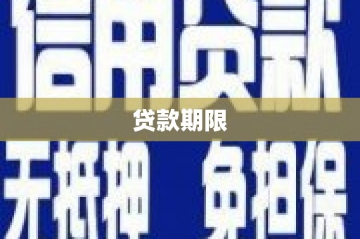边坝贷款期限