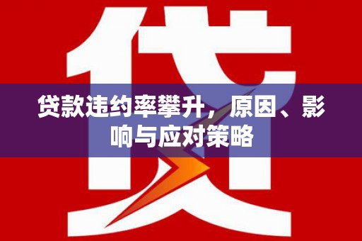 乡城贷款违约率攀升，原因、影响与应对策略