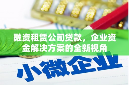 陆川融资租赁公司贷款，企业资金解决方案的全新视角