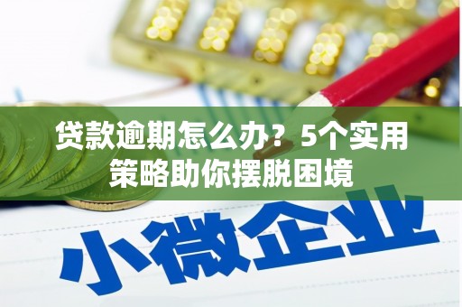 滦南贷款逾期怎么办？5个实用策略助你摆脱困境