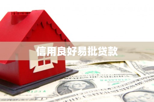 循化信用良好易批贷款