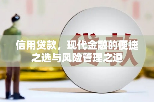 霍山信用贷款，现代金融的便捷之选与风险管理之道