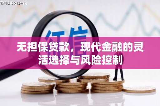金华无担保贷款，现代金融的灵活选择与风险控制