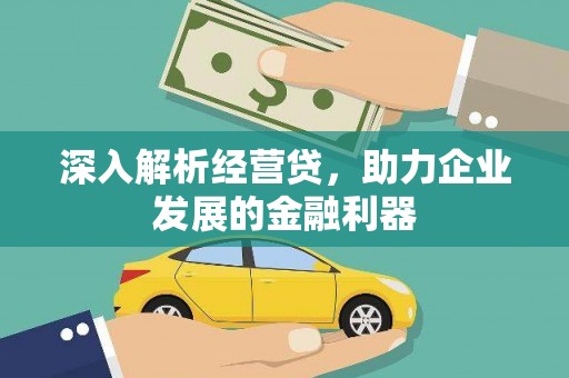 嘉祥深入解析经营贷，助力企业发展的金融利器
