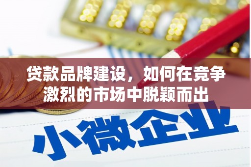 马山贷款品牌建设，如何在竞争激烈的市场中脱颖而出