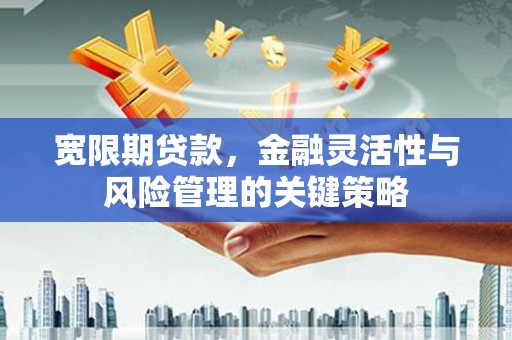 溪湖宽限期贷款，金融灵活性与风险管理的关键策略
