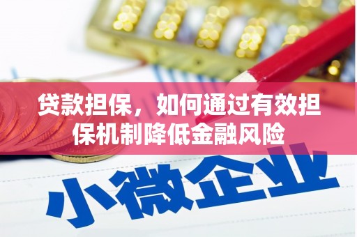 呼兰贷款担保，如何通过有效担保机制降低金融风险