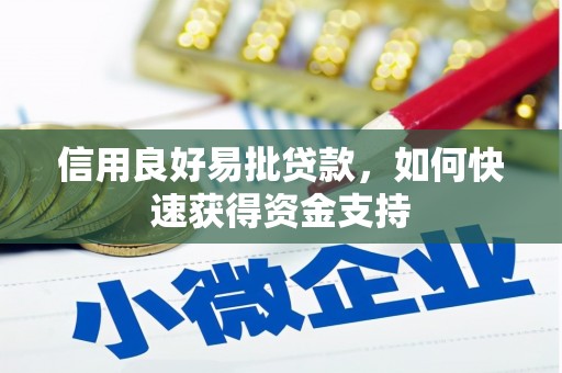 沐川信用良好易批贷款，如何快速获得资金支持
